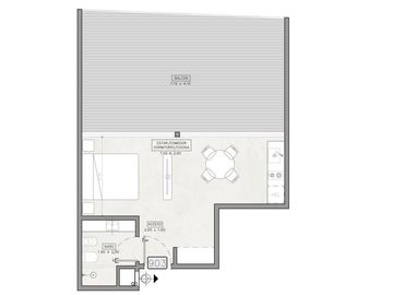 Venta Dpto con Terraza Almagro Dos Ambientes en Construcción Entrega en marzo 2026 UF 903