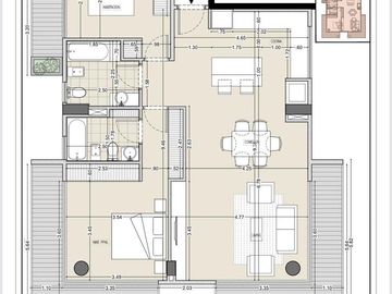 EN VENTA DEPARTAMENTO 3 AMBIENTES 115m2, EN MINISTRO BRIN 2824