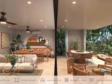 DEPARTAMENTO VENTA MERIDA TELCHAC BEACHFRONT EN MANGATA 5 RECAMARAS