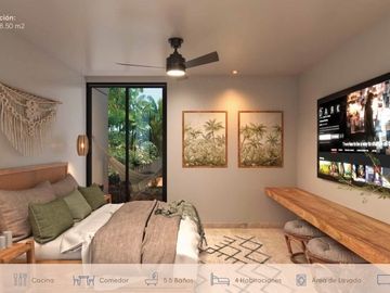 DEPARTAMENTO VENTA MERIDA TELCHAC BEACHFRONT EN MANGATA 5 RECAMARAS