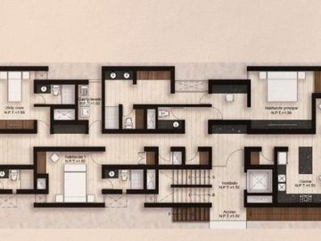 DEPARTAMENTO VENTA MERIDA TELCHAC BEACHFRONT EN MANGATA 5 RECAMARAS