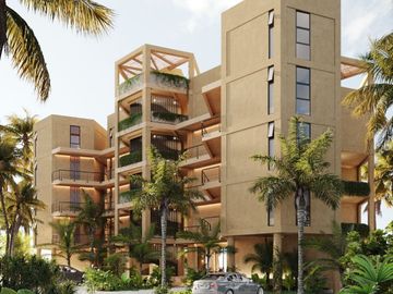 PENTHOUSE VENTA FRENTE A LA PLAYA  2 PISOS EN SAN CRISANTO YUCATAN