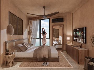PENTHOUSE VENTA FRENTE A LA PLAYA  2 PISOS EN SAN CRISANTO YUCATAN
