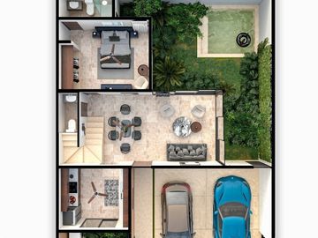 CASA EN VENTA MERIDA DE TRES RECAMARAS CON PISCINA EN REAL MONTEJO