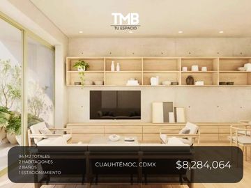 Departamento Nuevo en la Colonia Cuauhtémoc