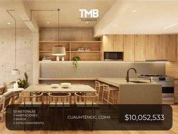 Departamento Nuevo en la Colonia Cuauhtémoc