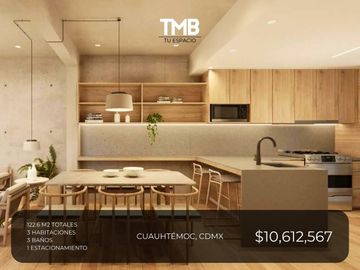Departamento Nuevo en la Colonia Cuauhtémoc