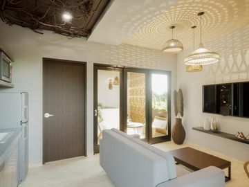 Departamento  en venta, en Tulum , 1 habitacion, Gym, SPA, Yoga