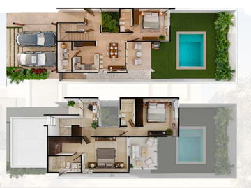 Casas en Venta en Mérida en Privada Residencial al Norte de Mérida