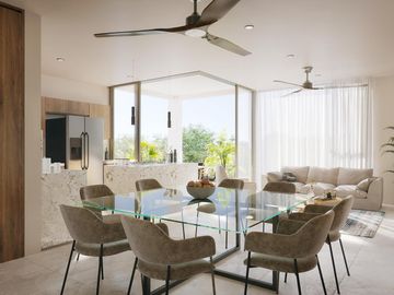Departamento de 2 recámaras con amenidades en venta en Montes de Amé, Mérida