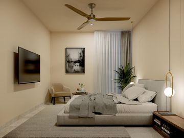 Departamento de 2 recámaras con amenidades en venta en Montes de Amé, Mérida