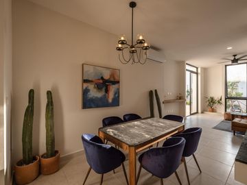 Departamento de 2 recámaras con amenidades en venta en Temozón Norte, Mérida