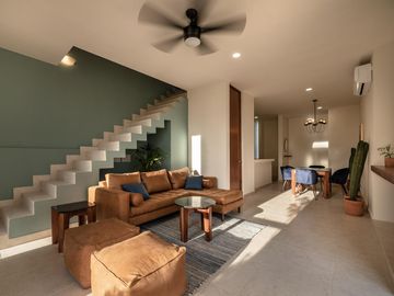 Departamento de 2 recámaras con amenidades en venta en Temozón Norte, Mérida