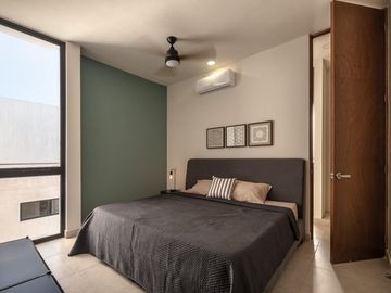 Departamento de 2 recámaras con amenidades en venta en Temozón Norte, Mérida