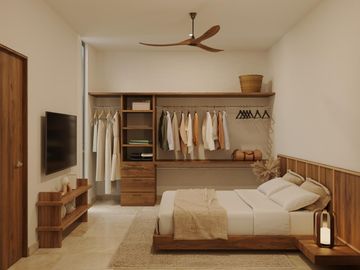 Departamento de 2 recámaras con amenidades en Conkal, Mérida
