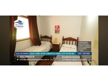 CASA DE 4 AMBIENTES CON PILETA EN LO MEJOR DE SIERRA DE LOS PADRES