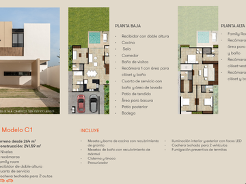 Casa en Cholul, Mérida en Privada, recámara en PB, PREVENTA