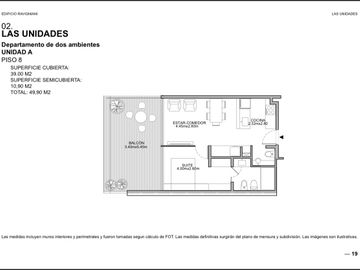 2 ambientes en Palermo Hollywood a estrenar