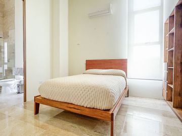 Departamento amueblado  frente a la playa, en Telchac puerto