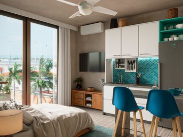 Departamento // Venta // Playa del Carmen // 1 Habitacion // Acepta Crypto // JEM