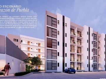 Departamento en  pre venta en Col Anzures, 2 recamaras en Puebla.