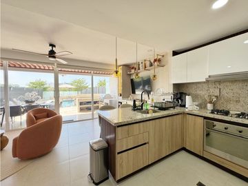 Venta CASA 2 niveles con PISCINA Karibana Beach & Golf Cartagena