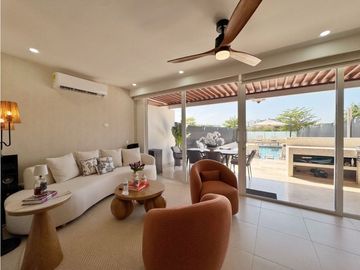 Venta CASA 2 niveles con PISCINA Karibana Beach & Golf Cartagena