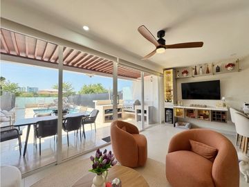 Venta CASA 2 niveles con PISCINA Karibana Beach & Golf Cartagena