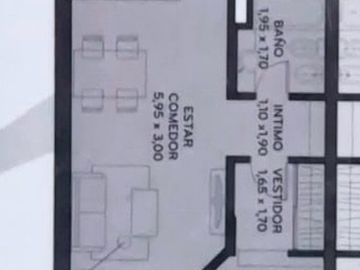 Venta - Departamento de un dormitorio con balcón en Barrio Centro, Rosario