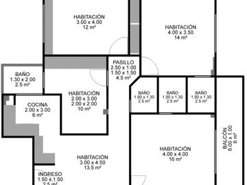 DEPARTAMENTO - VENTA - 5 AMBIENTES - REFACCION EN PROCESO - BALCON - BELGRANO