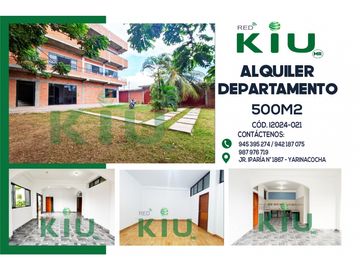 i2024-022 - ALQUILER DEPARTAMENTO EN ESTRENO PRIMER PISO – CALLERIA