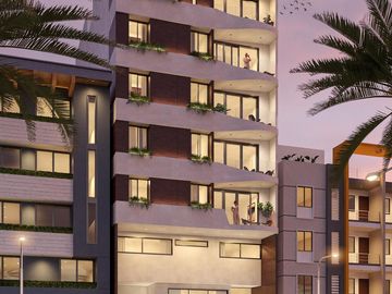 Departamento en  VENTA EN PLAYA DEL CARMEN 2 RECAMARAS CON ROOFTOP VISTA AL MAR