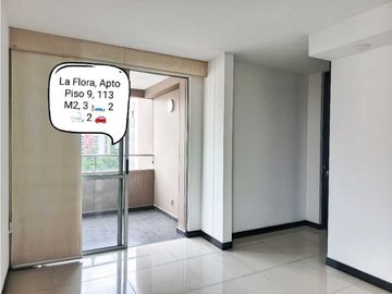 SE VENDE Apartamento Esquinero Piso 9 en La Flora / JV