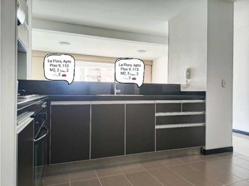SE VENDE Apartamento Esquinero Piso 9 en La Flora / JV