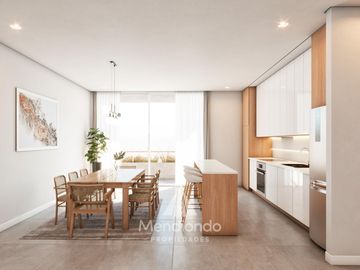 Depto 3 amb de 93m2 al contrafrente con gran Balcón - Zona Güemes Aldrey