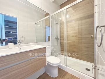 Espectacular departamento con jardín en exclusivo condominio en El Sauce Huechuraba