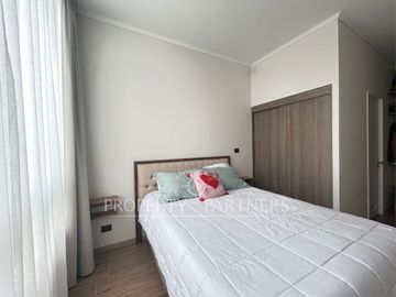 Espectacular departamento con jardín en exclusivo condominio en El Sauce Huechuraba