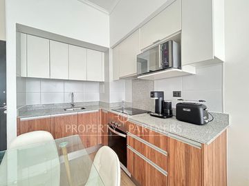 Espectacular departamento con jardín en exclusivo condominio en El Sauce Huechuraba