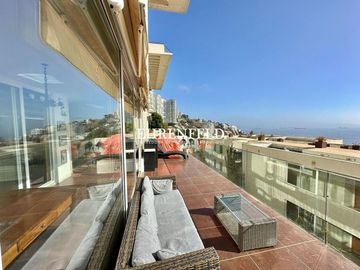 Edmundo Eluchans. Reñaca. Espectacular departamento de 100 m2.