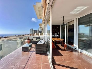 Edmundo Eluchans. Reñaca. Espectacular departamento de 100 m2.