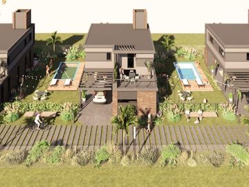 casa premium dos dormitorios patio parrillero condominios tierra de sueños 3 roldan