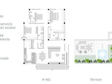 Departamento  en venta  en Villas del Sol
