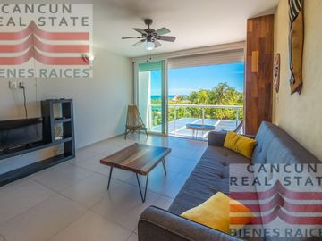 Departamento en Venta, 2 habitaciones, Amueblado, Cancún