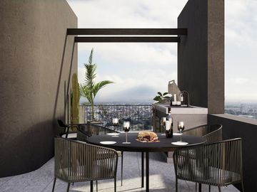 DEPARTAMENTO TIPO PENTHOUSE DOBLE ALTURA EN VENTA EN ANZURES PUEBLA