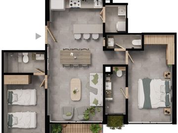 DEPARTAMENTO EN VENTA EN ANZURES PUEBLA
