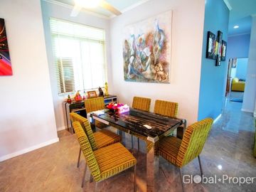 Luxury pool villa on a spacious land plot with mountain views