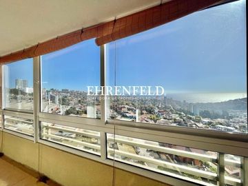 Jardín del Mar, Viña del Mar. Departamento con vista al mar, 120 M2.