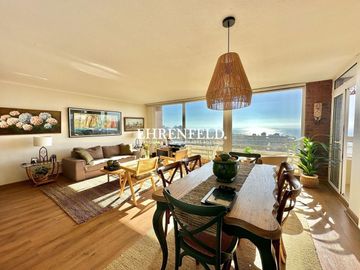 Jardín del Mar, Viña del Mar. Departamento con vista al mar, 120 M2.