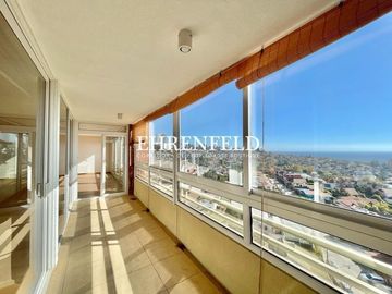 Jardín del Mar, Viña del Mar. Departamento con vista al mar, 120 M2.
