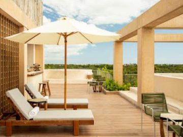 VENTA DE LUJOSO DEPARTAMENTO A 5 MIN DE PLAYA DEL CARMEN